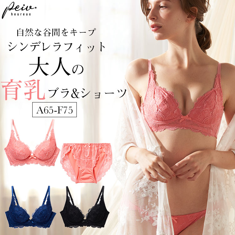 楽天市場】【A65-F75】シンデレラフィット 育乳ブラセット☆楽天