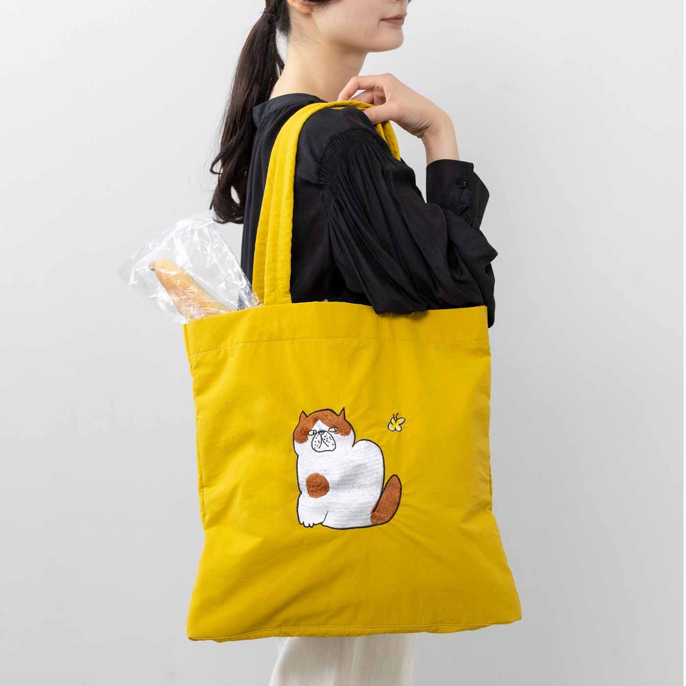 幸生窯×ラミプリュス クシュッと持ち手の長さを変えられる わんにゃん