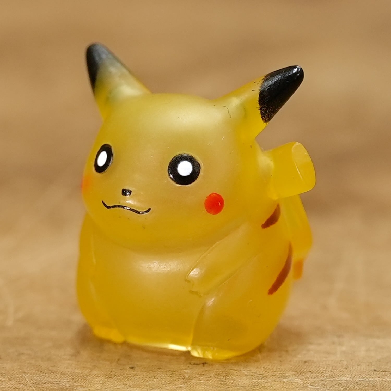 4341BP1 ピカチュウ クリア ポケモンキッズ 指人形 平成レトロ 1996