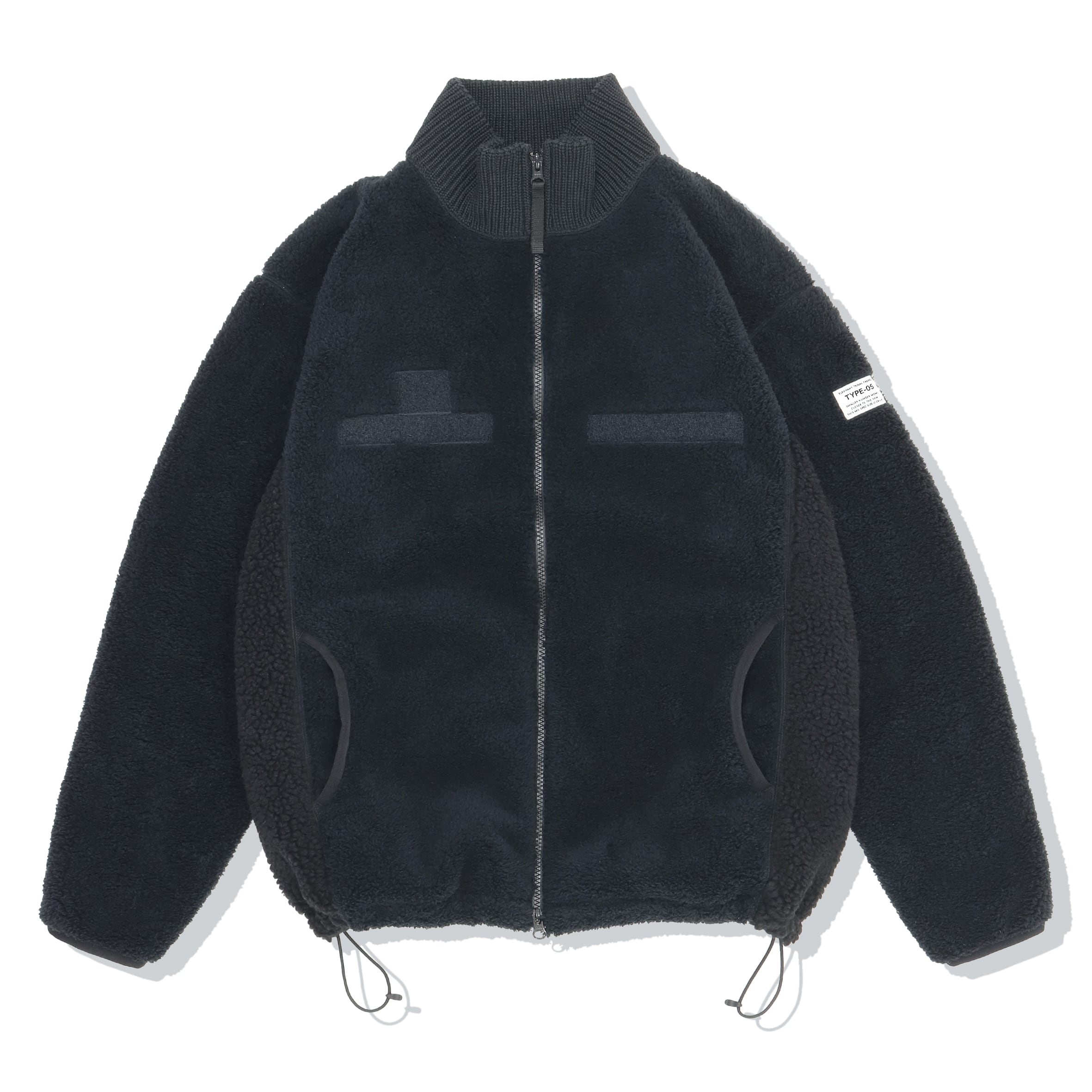 elephant TRIBAL fabrics エレファブ 】Knit Neck GEN3 BLACK | delhezi