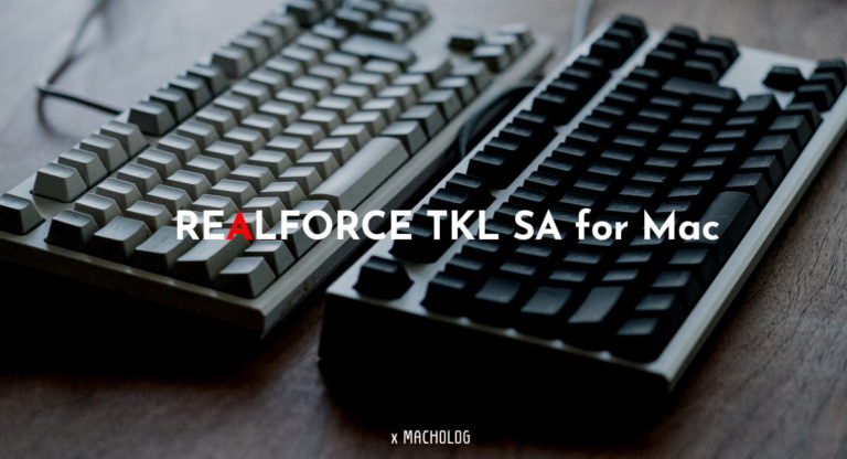 新モデル】iMacで使う最高峰キーボード『REALFORCE TKL SA for Mac
