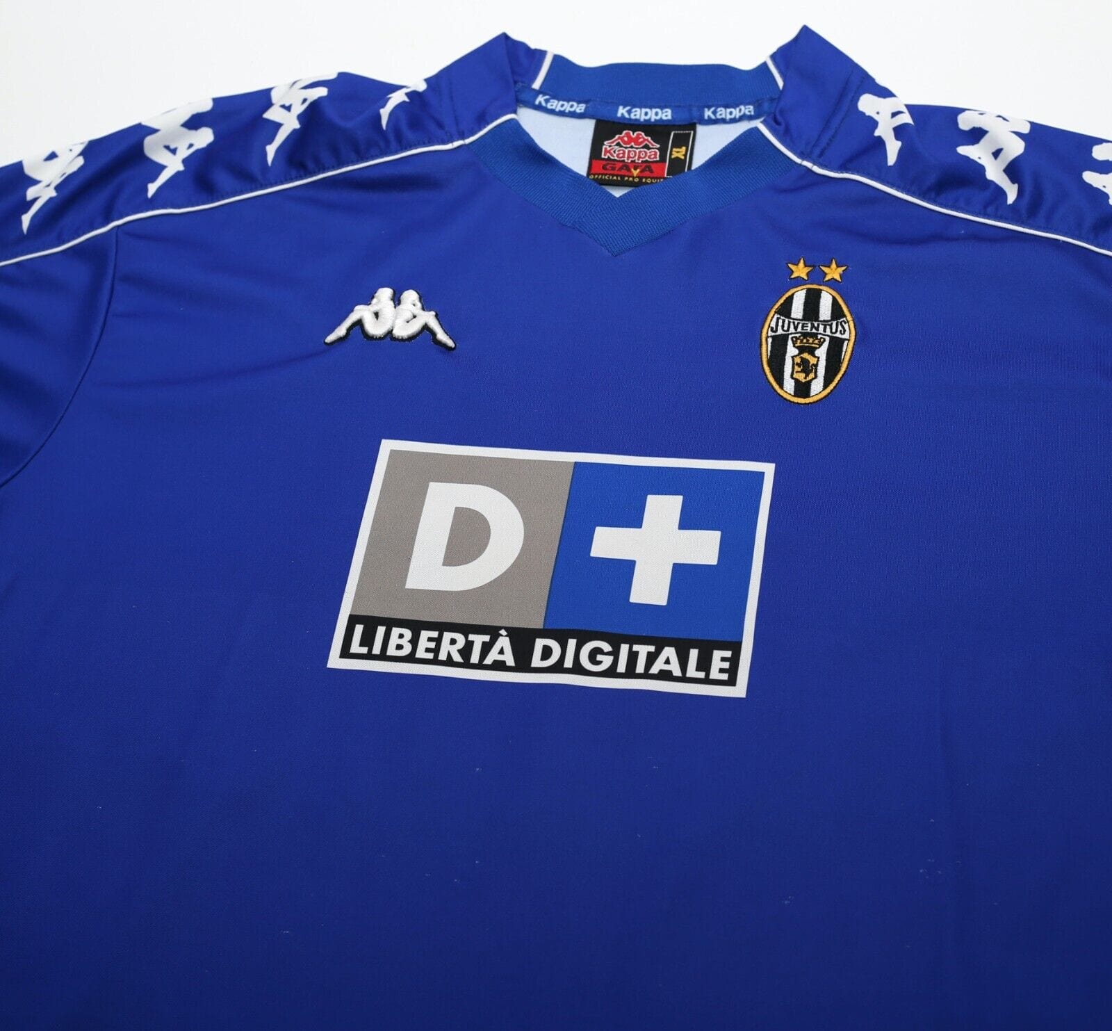 1999/00 ZIDANE #21 Juventus Vintage Kappa Away Football Shirt