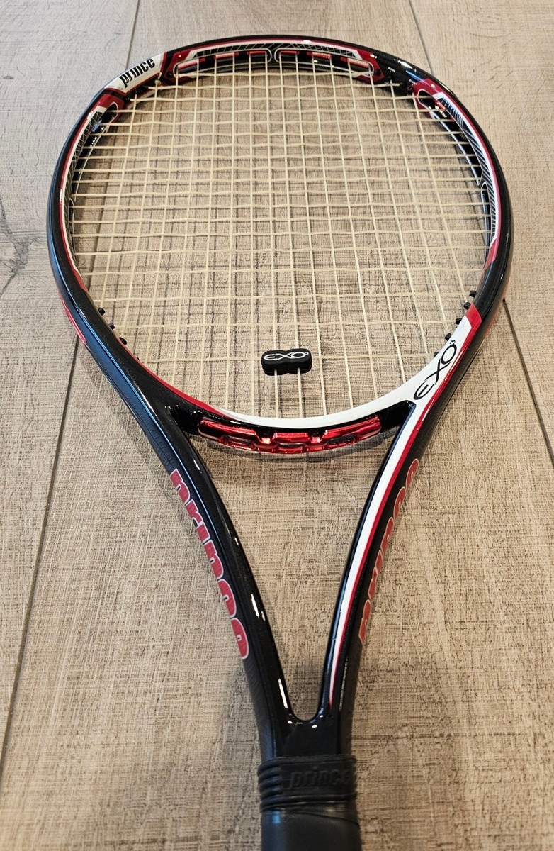 Prince EXO3 Red 105 Tennis Racket Racquet 4 1/8 Grip Size 1 | eBay