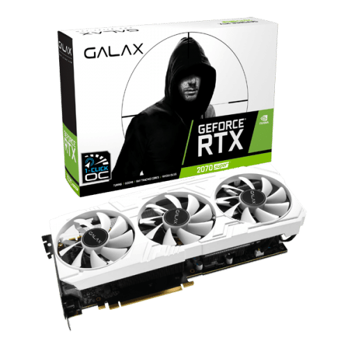 Galax RTX 2070 Super 8GB EX Gamer 1-Click OC Graphics Card - White