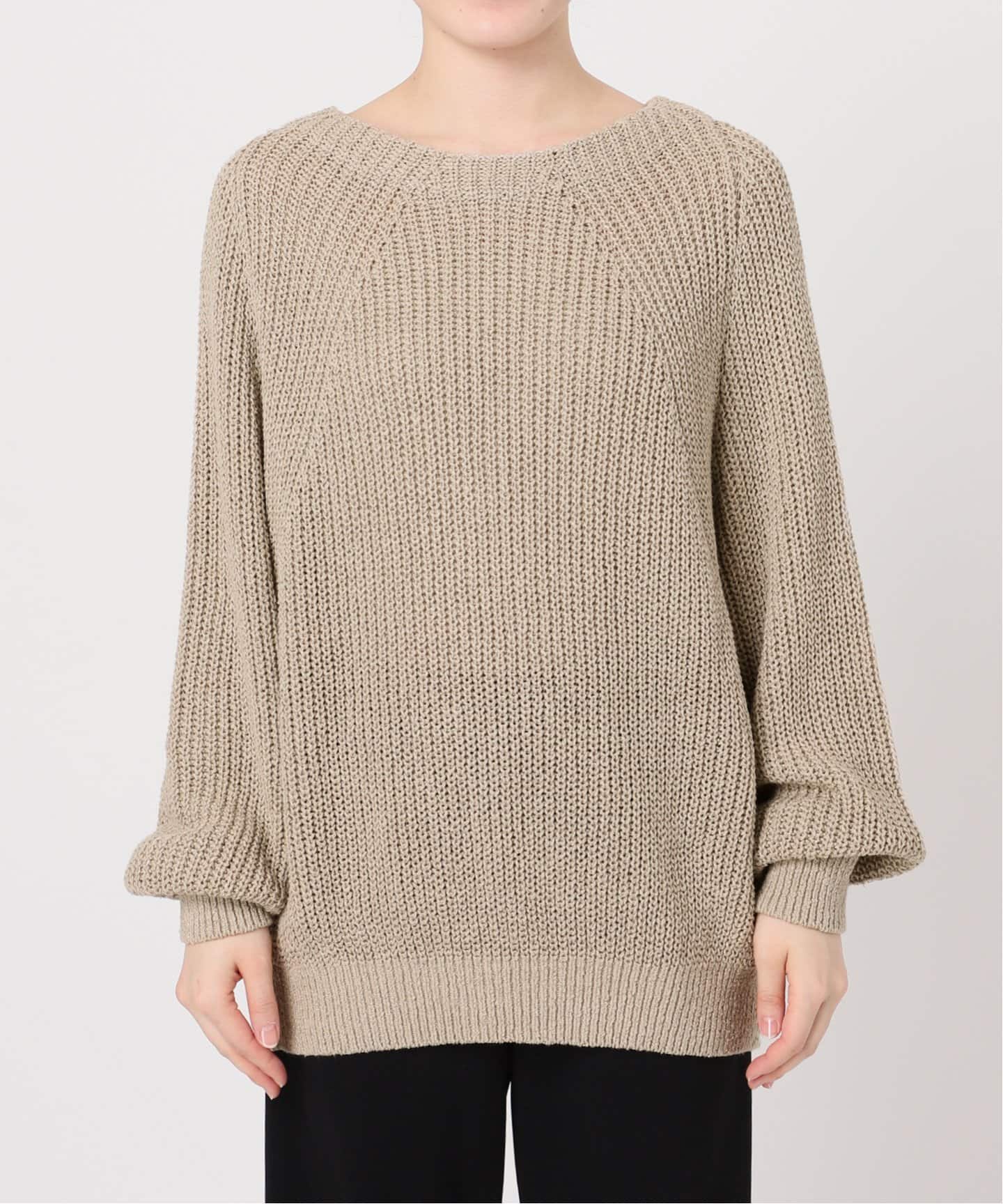 追加 Lily Linen アゼ プルオーバー（ニット／セーター）｜Deuxieme