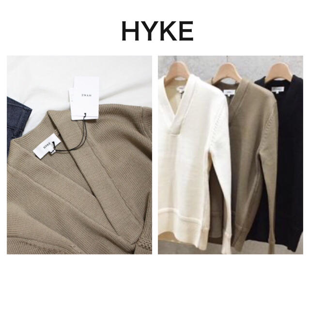 HYKE - 定価34650円 HYKE Vネックニットの通販 by Ⓜ︎shop｜ハイク