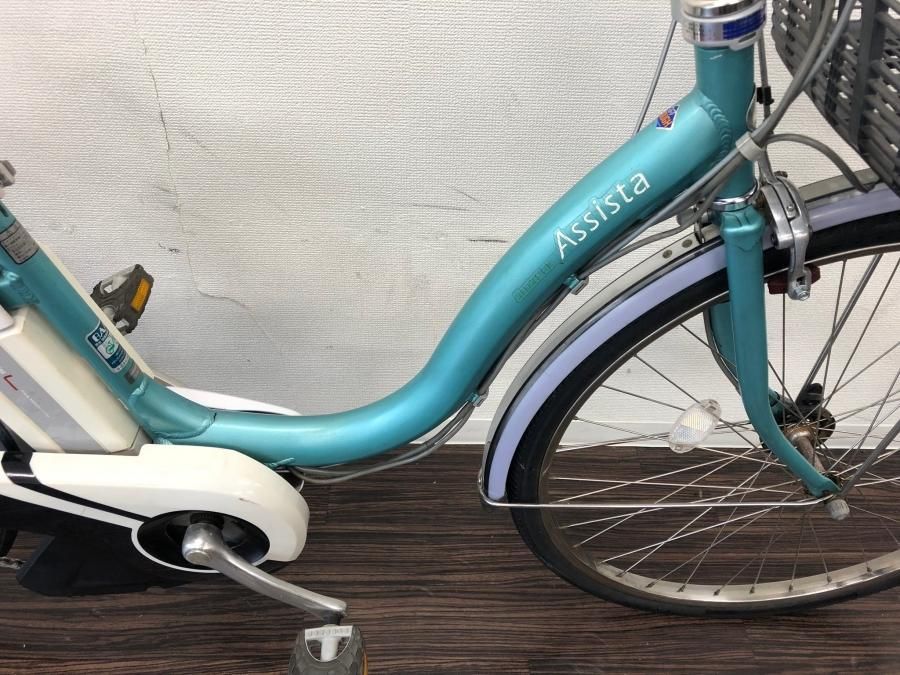 電動自転車 ブリヂストン アシスタ 26インチ ブルー 8.1ah 2012年頃