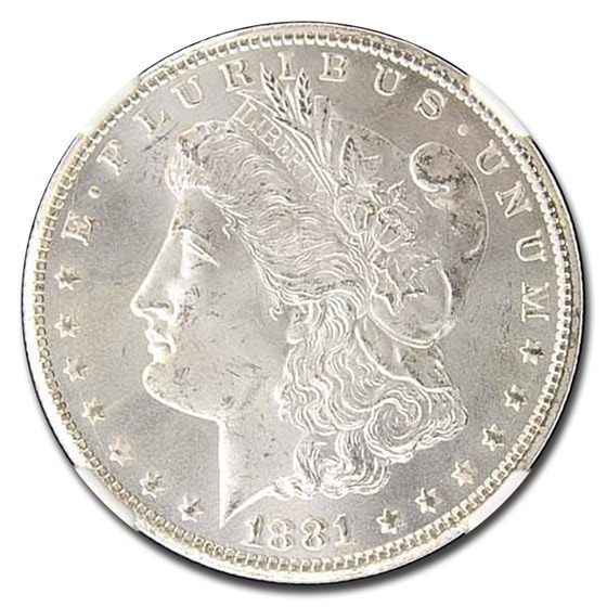 1881年 モルガン ダラー 銀貨 1ドル シルバー モルガン ヘッド