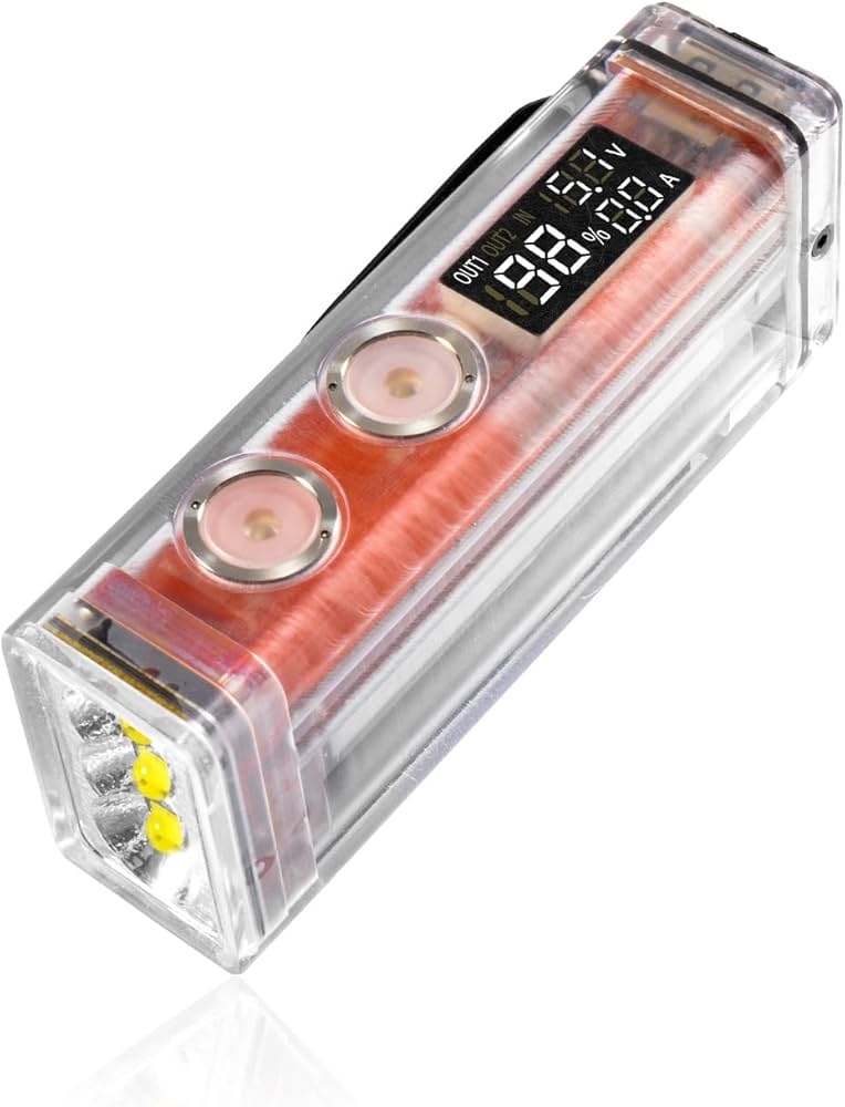 Amazon.co.jp: LUMINTOP Type-C 充電式 21700 懐中電灯、Moonbox