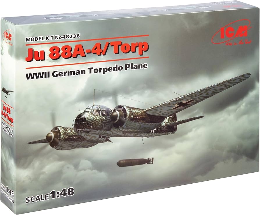 Amazon | ICM 1/48 ドイツ空軍 ユンカースJu88A-4Trop/A-17 雷撃機