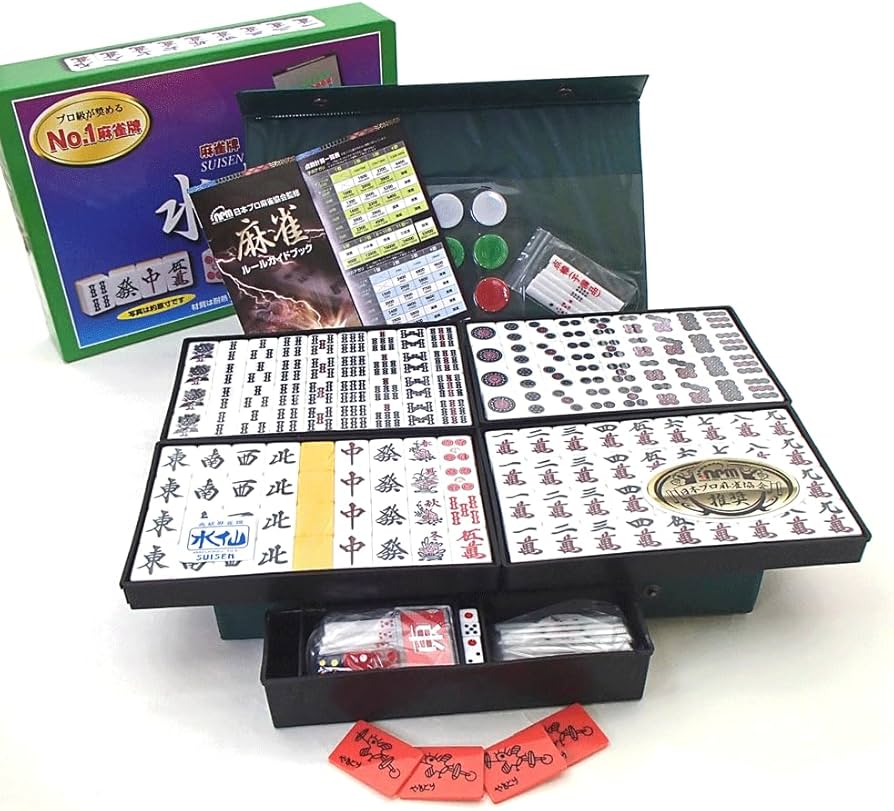 Amazon.co.jp: 麻雀牌【水仙】普通サイズケース付き : おもちゃ