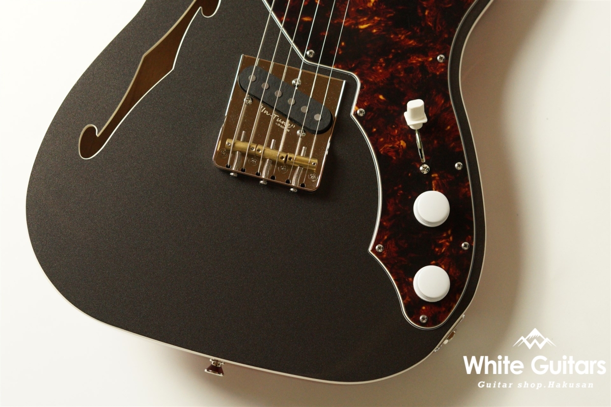 Psychederhythm Hollow T-Line - Metal Gray Metallic | White Guitars