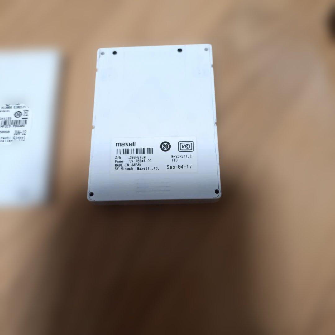 テレビ maxell iV Play iV 1.0TB 500GB