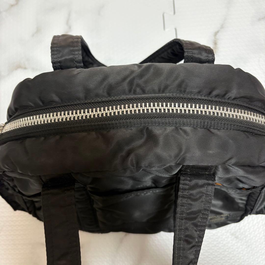 美品 ポーター タンカー ダッフルバッグ ミニボストン ブラック 吉田鞄