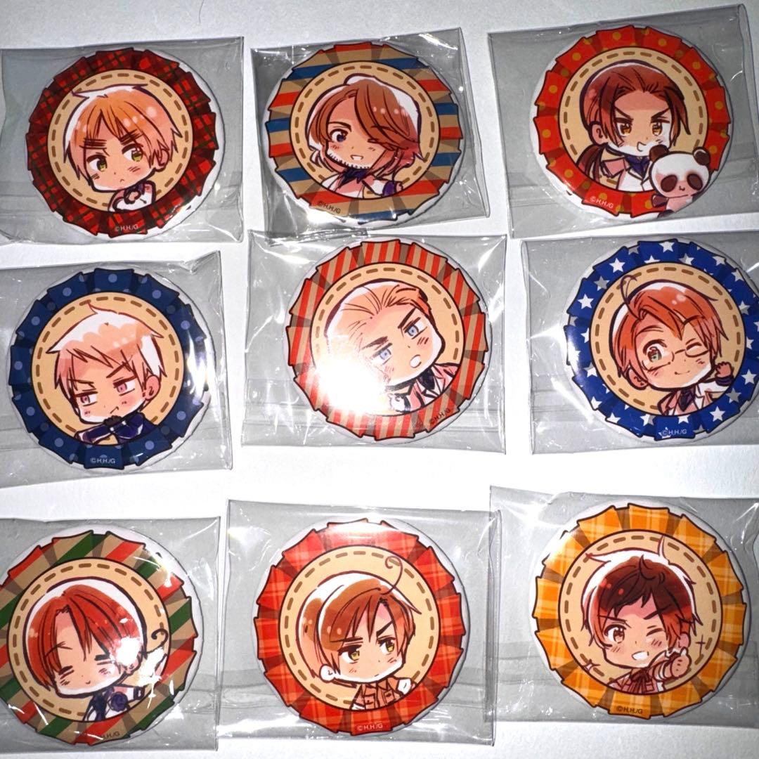 ヘタリア ヒサゴ 缶バッジ④ ヘタリア World☆Stars アート缶バッジ＿プロイセン/ちまにわ