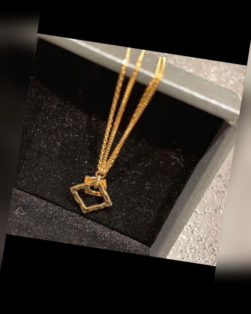 4℃ K10 yg イエローゴールド　2連　ブレスレット 4℃（ヨンドシー） ブレスレット K10イエローゴールド チェーン